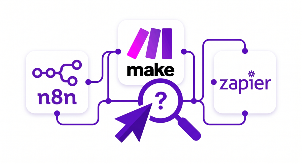 Make vs n8n vs Zapier